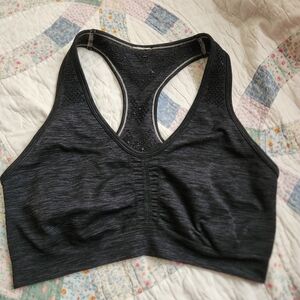Black Racerback Sports Bra